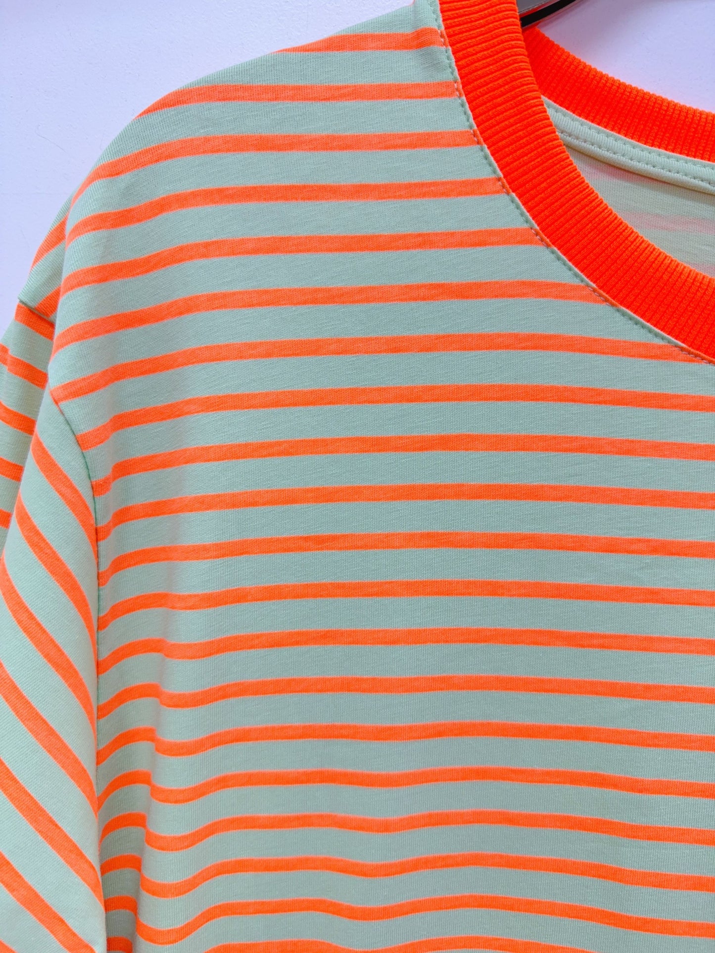 Kleid Sweat Gestreift