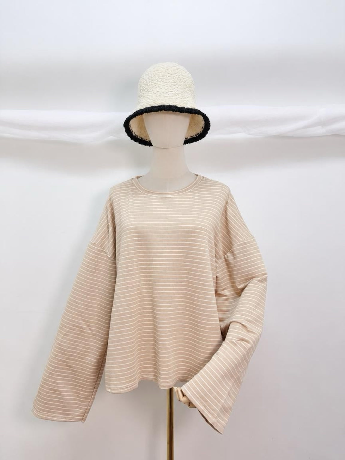 Sweatshirt Gestreift