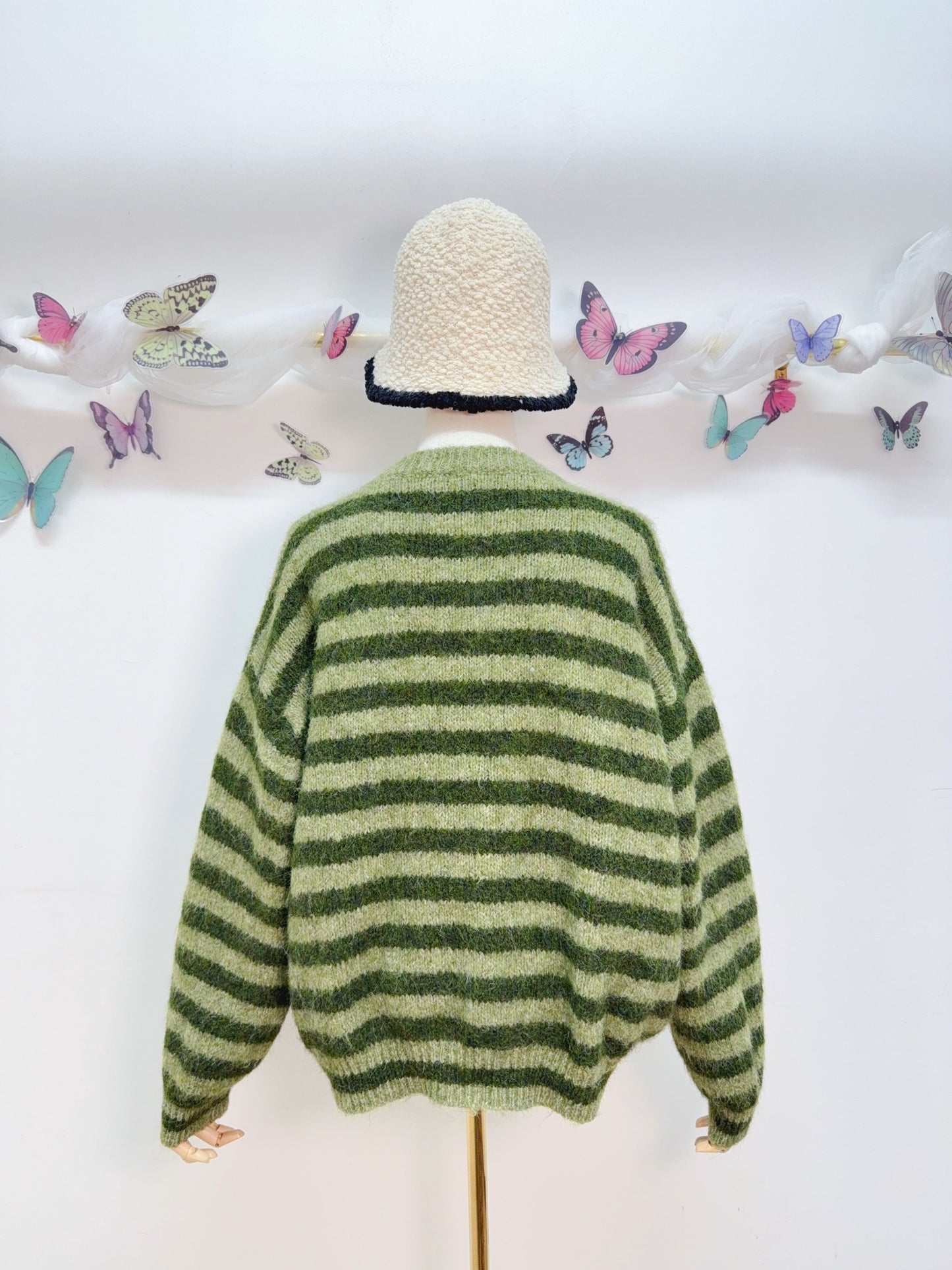 Smiley Cardigan Streifen