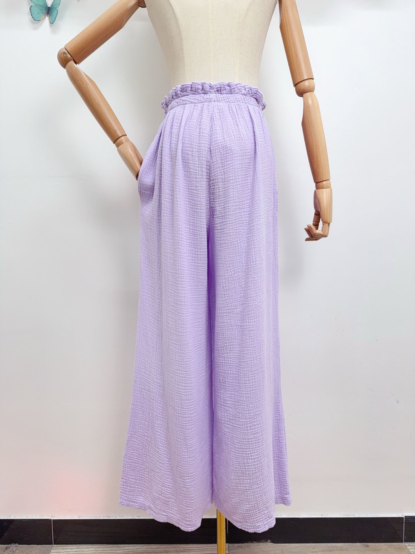 Musselin Hose Uni