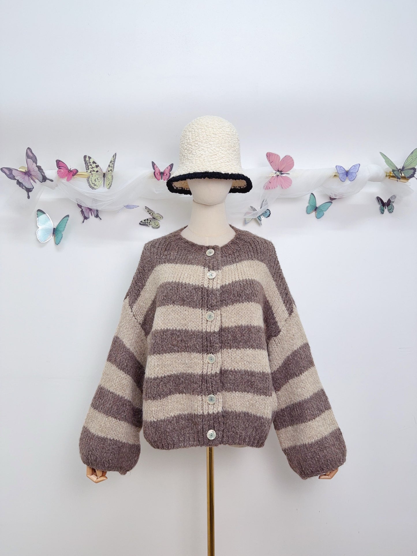 Streifen Cardigan