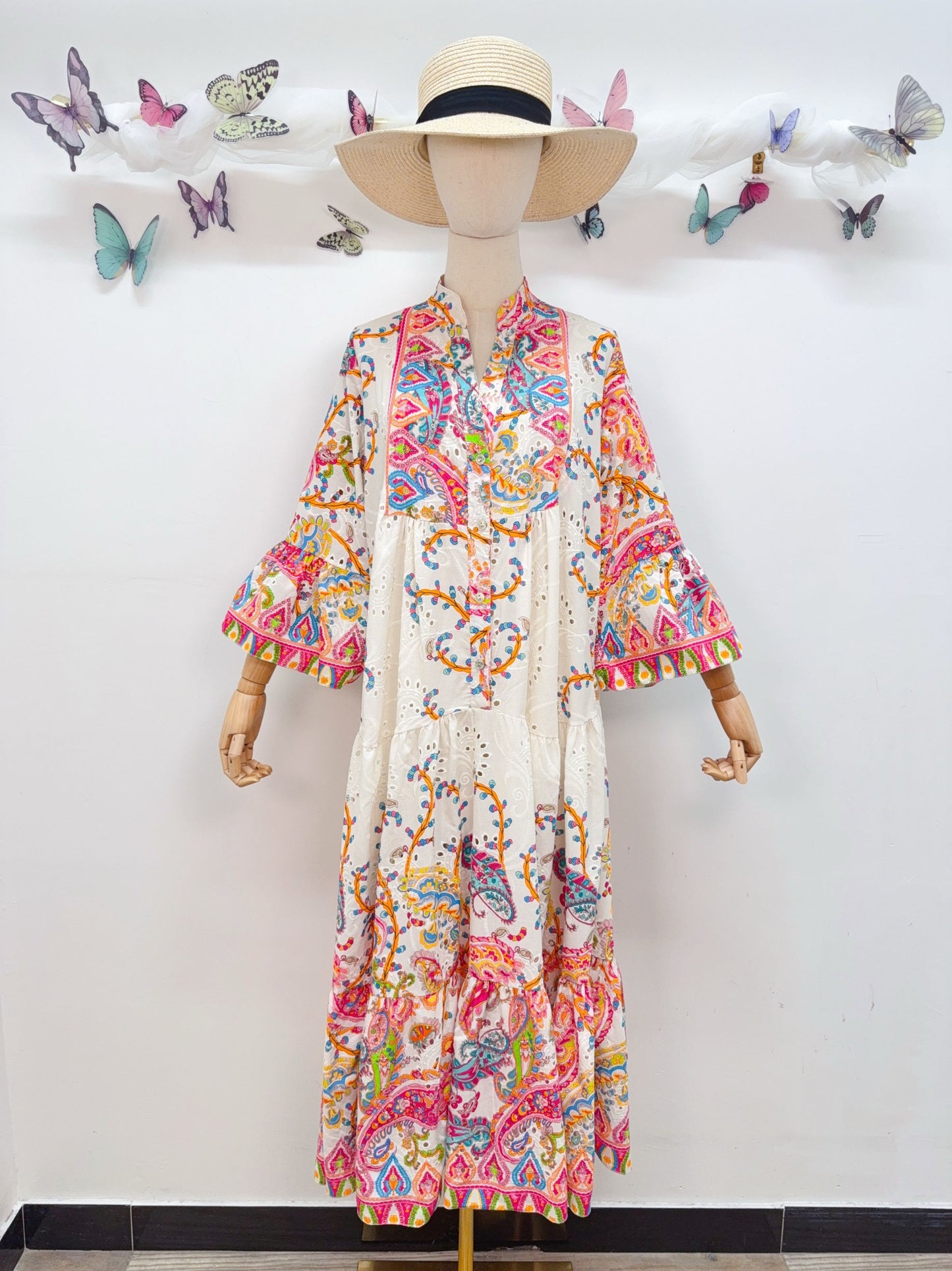 Baumwolle Kleid Muster
