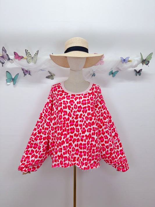 Leo Pullover Sweater Pink