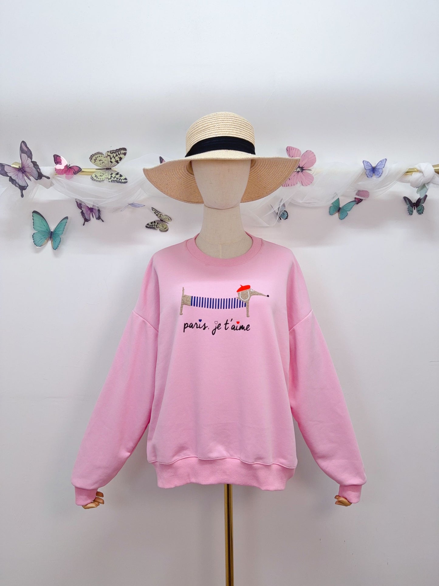 Paris je t’aime Dackel Sweater