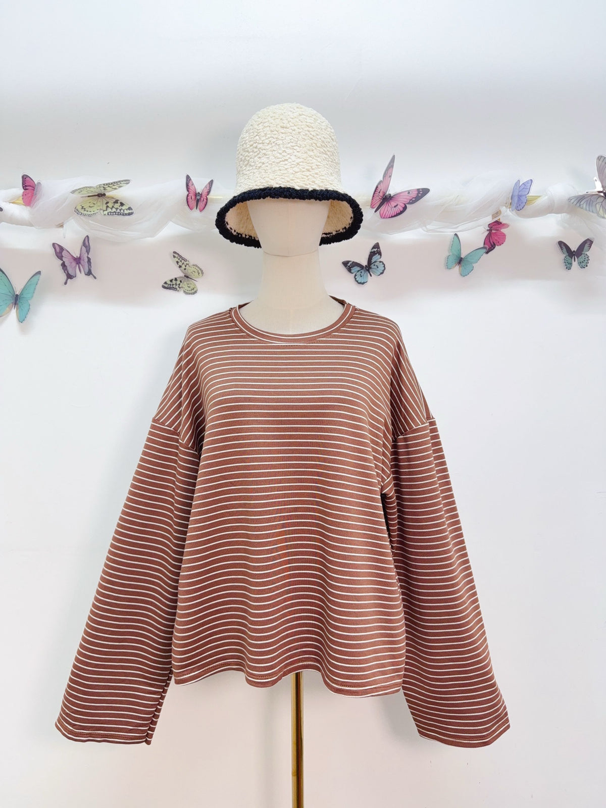 Sweatshirt Gestreift