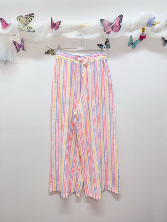 Musselin Hose Streifen