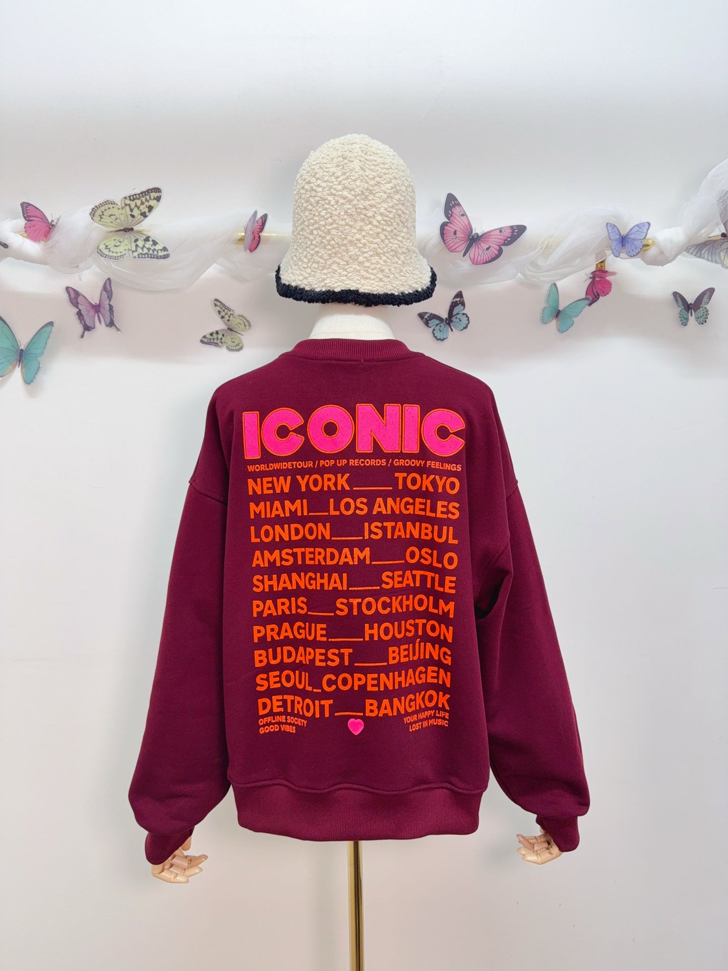 Sweater Iconic Neon Pink