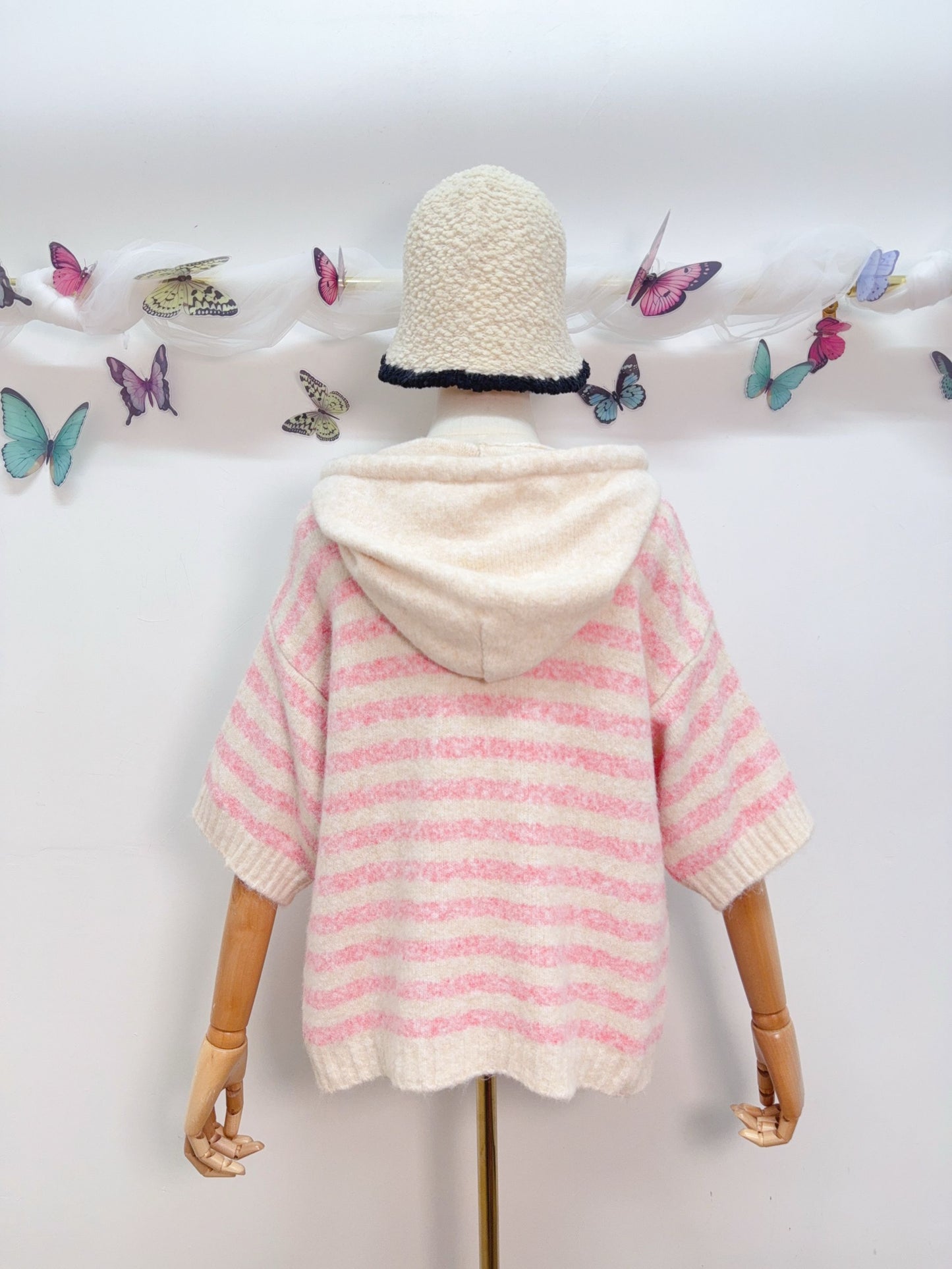 Strickpullover Kapuze