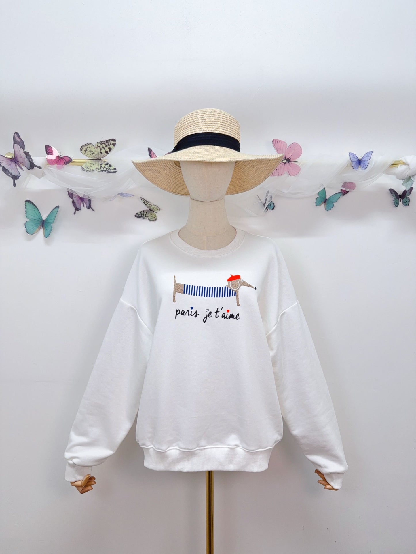 Paris je t’aime Dackel Sweater