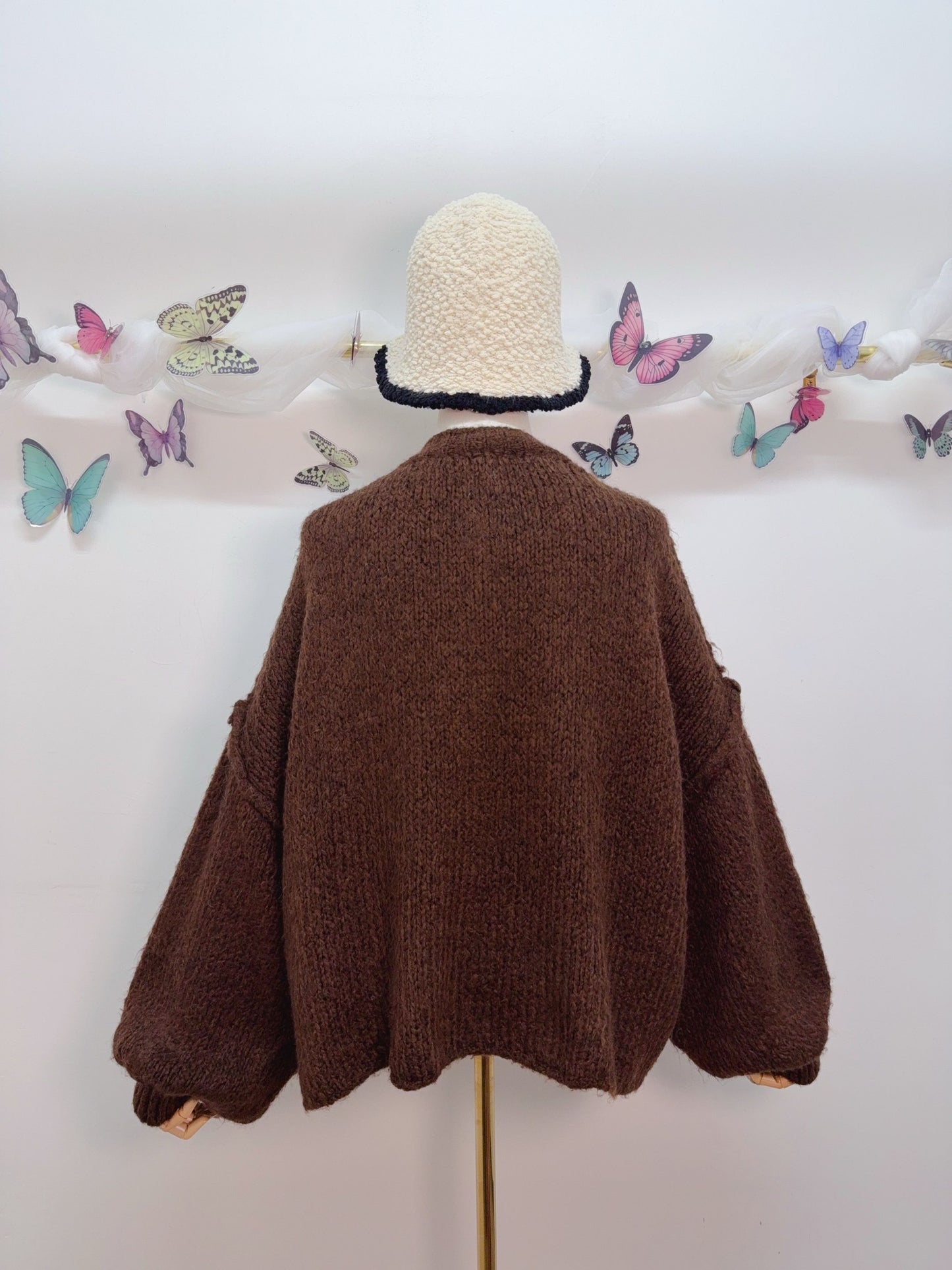 Cardigan Goldknöpfe