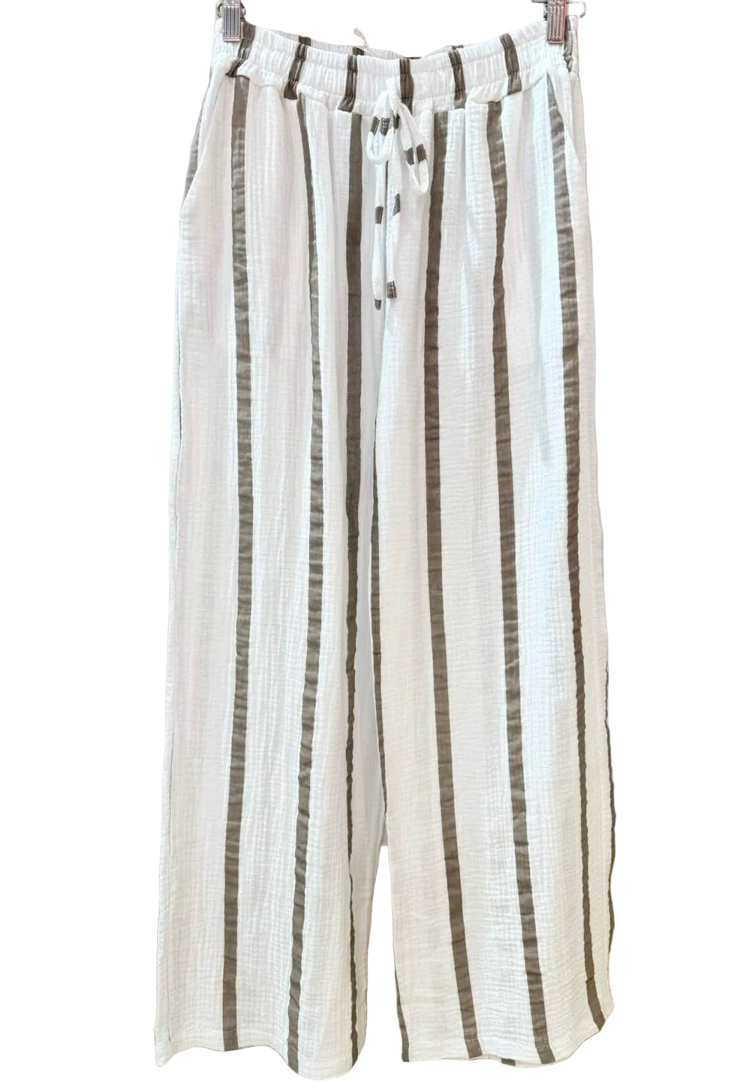 Musselin Hose Streifen