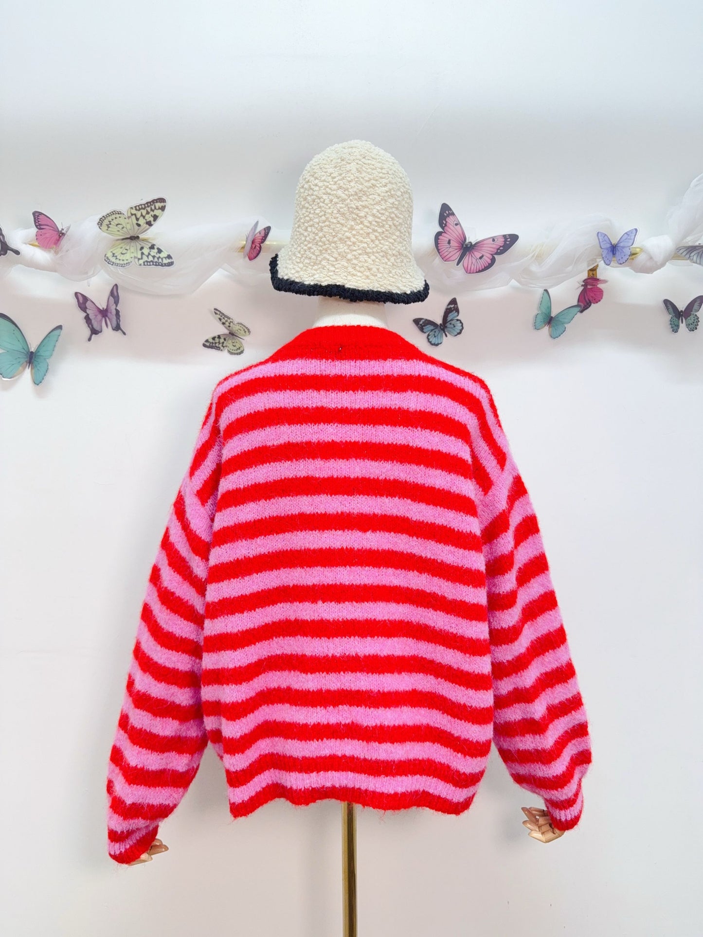 Smiley Cardigan Streifen