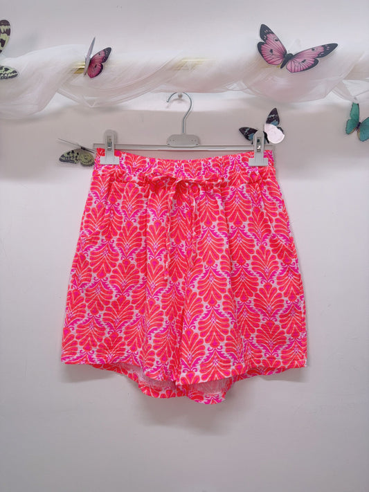 Musselin Zweiteiler Set Bluse Shorts