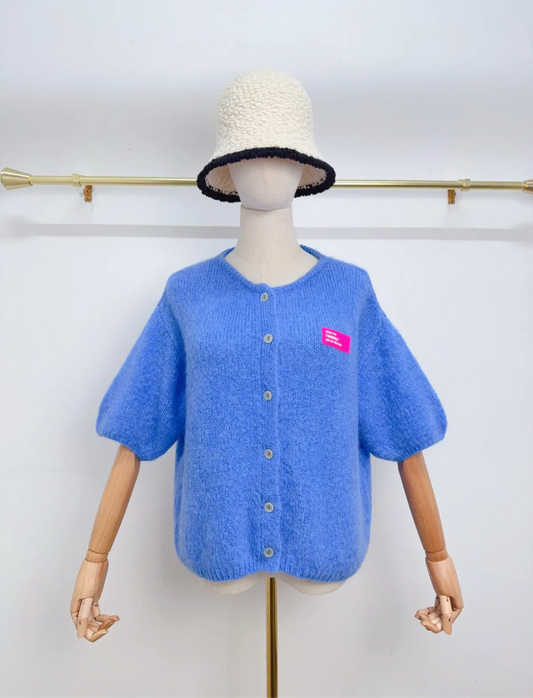 Kurzarm Cardigan Kid Mohair