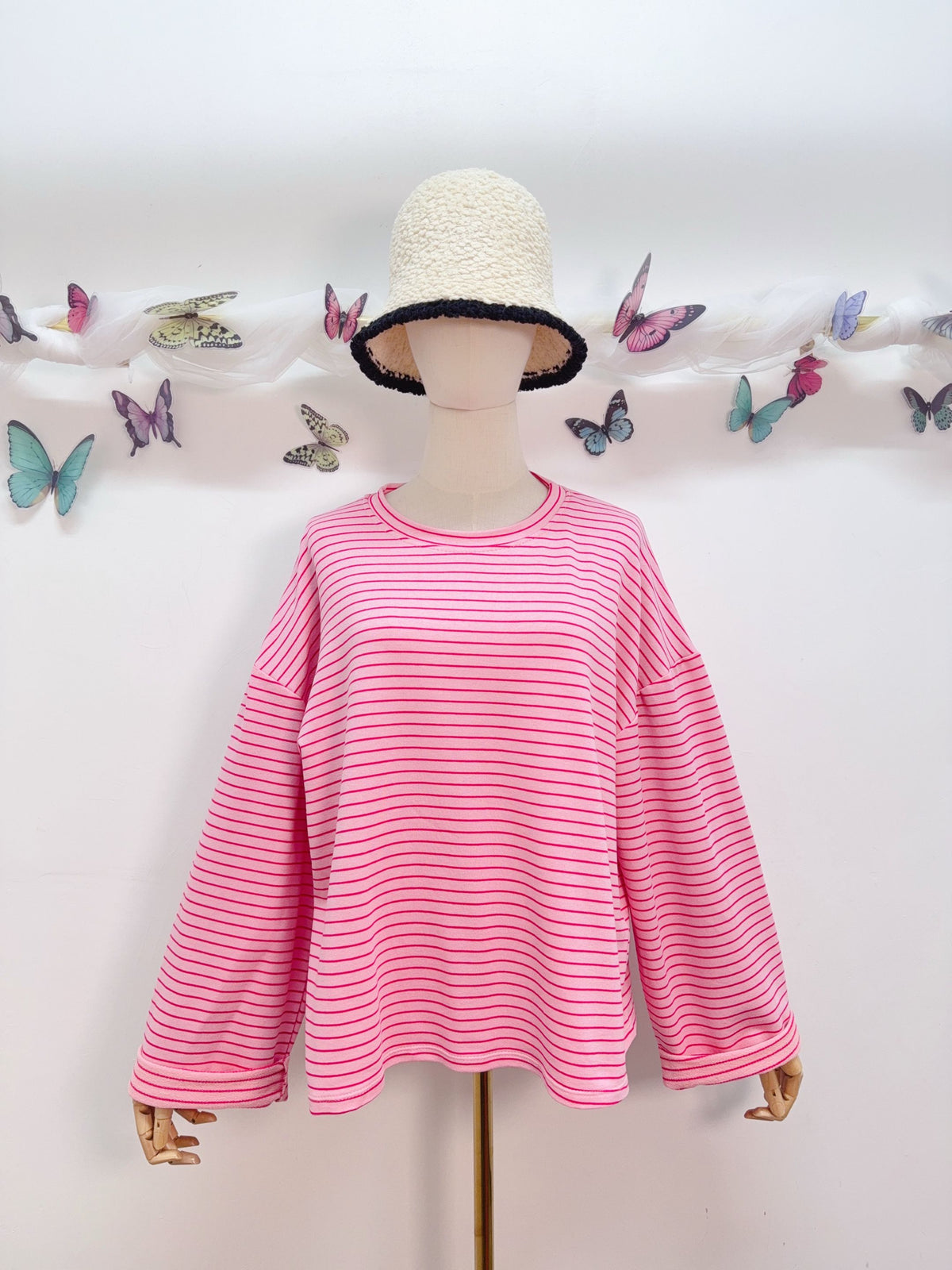 Sweatshirt Gestreift