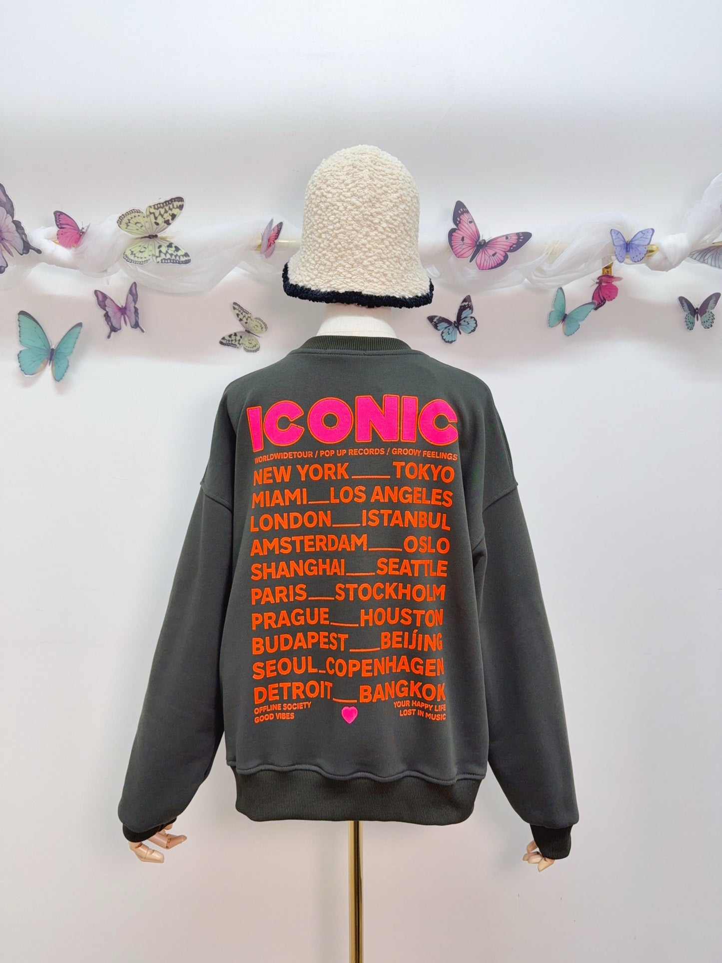 Sweater Iconic Neon Pink