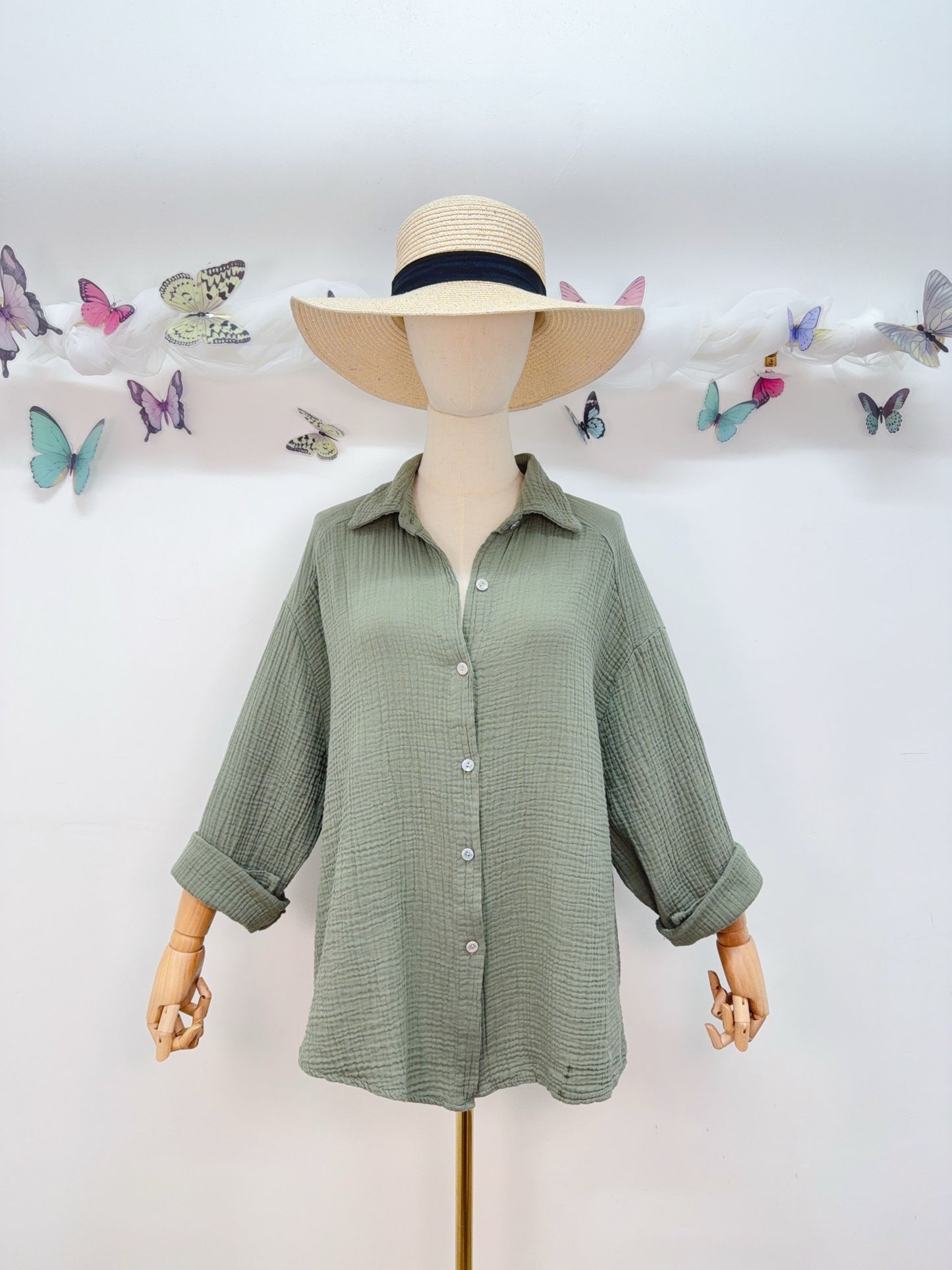 Musselin Bluse Sweet Life