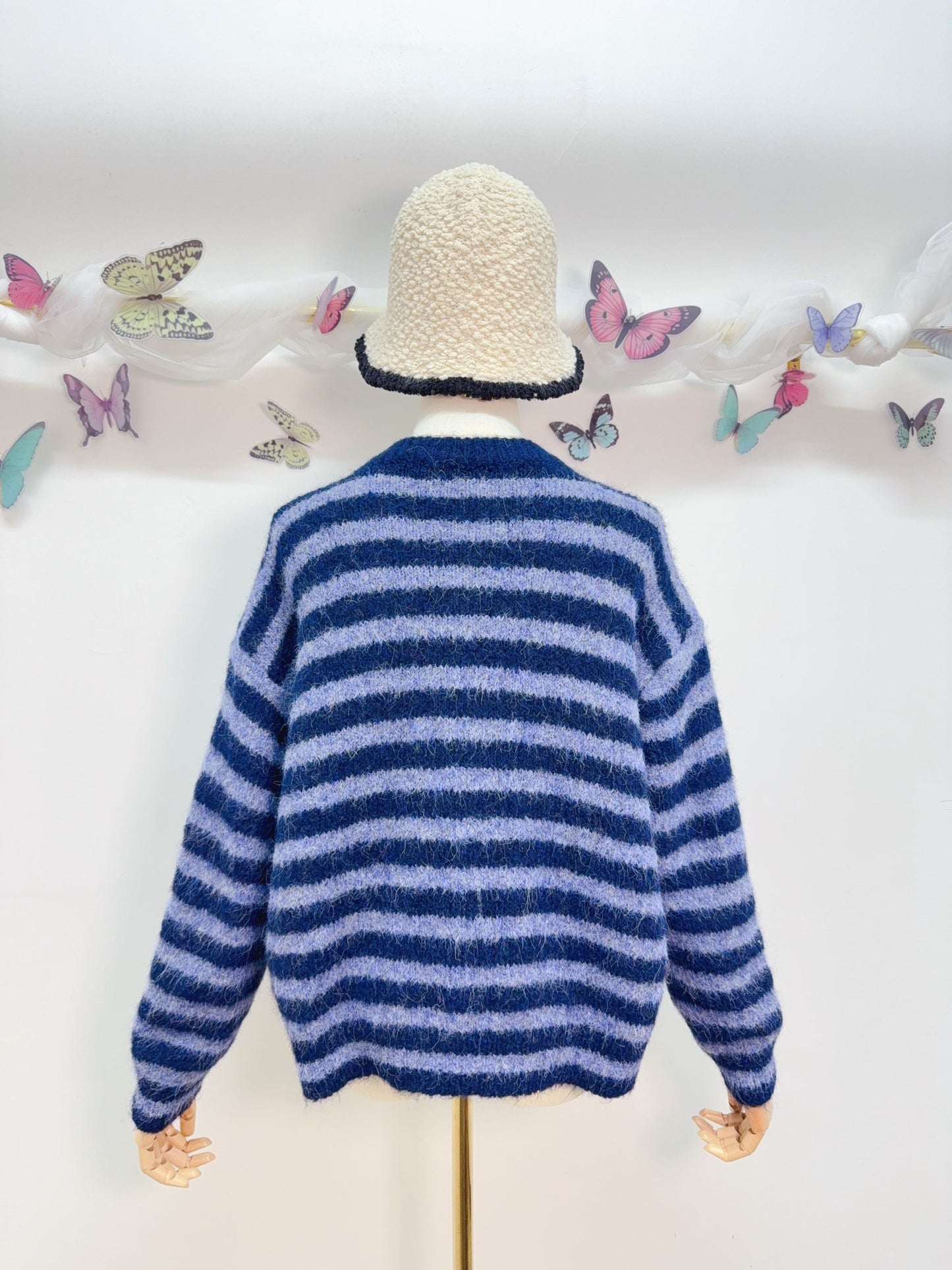 Smiley Cardigan Streifen