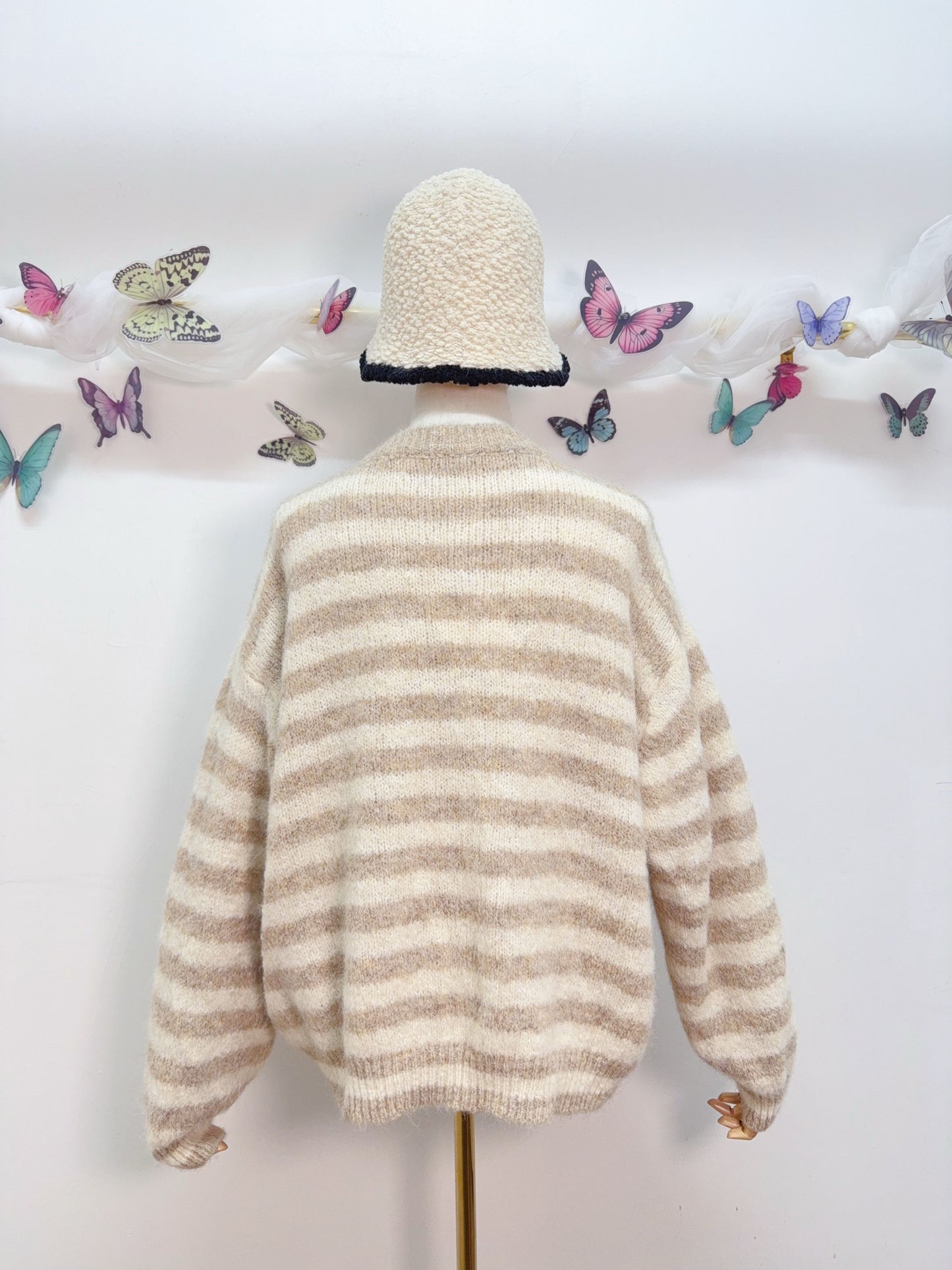 Smiley Cardigan Streifen