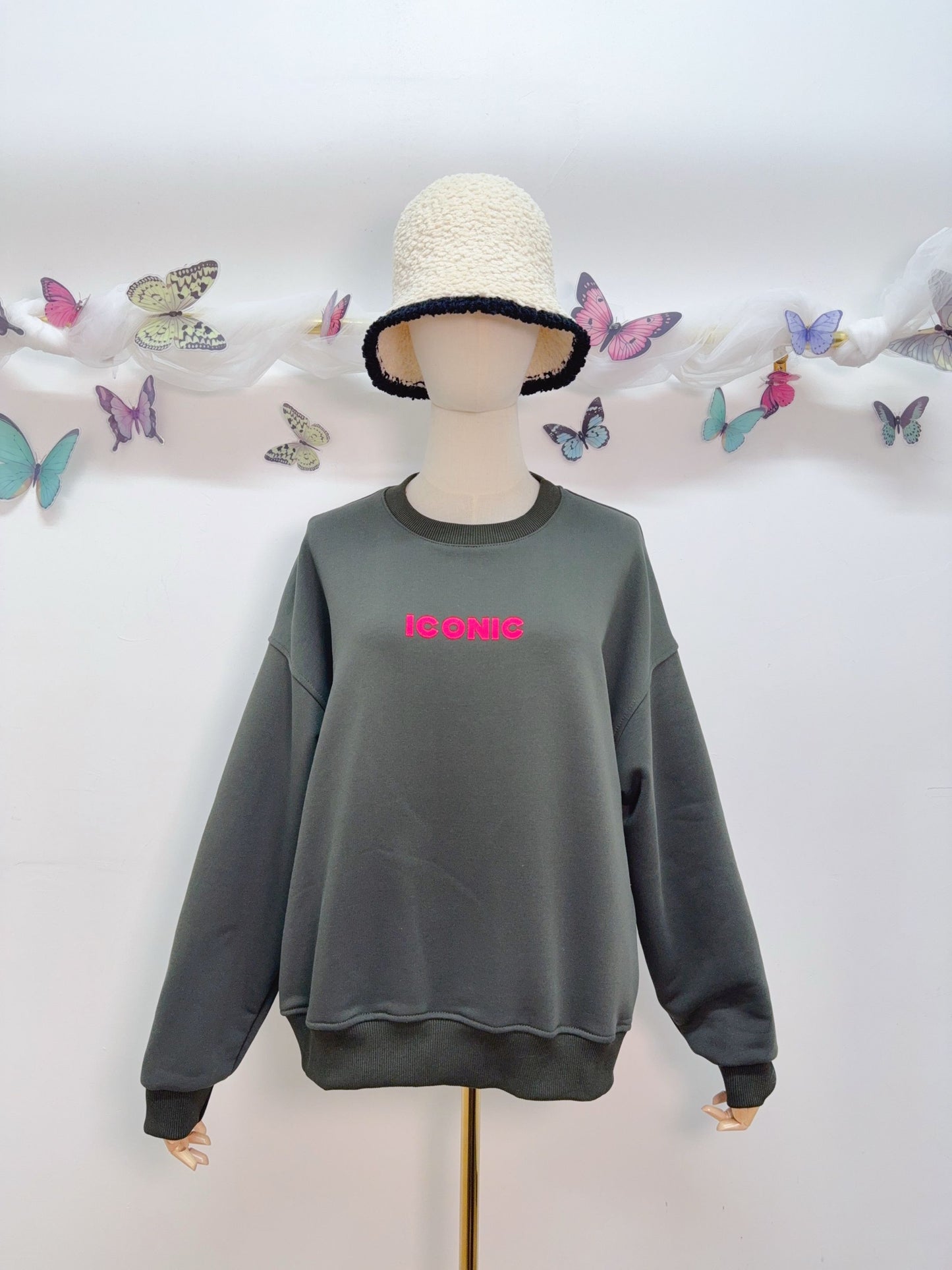 Sweater Iconic Neon Pink