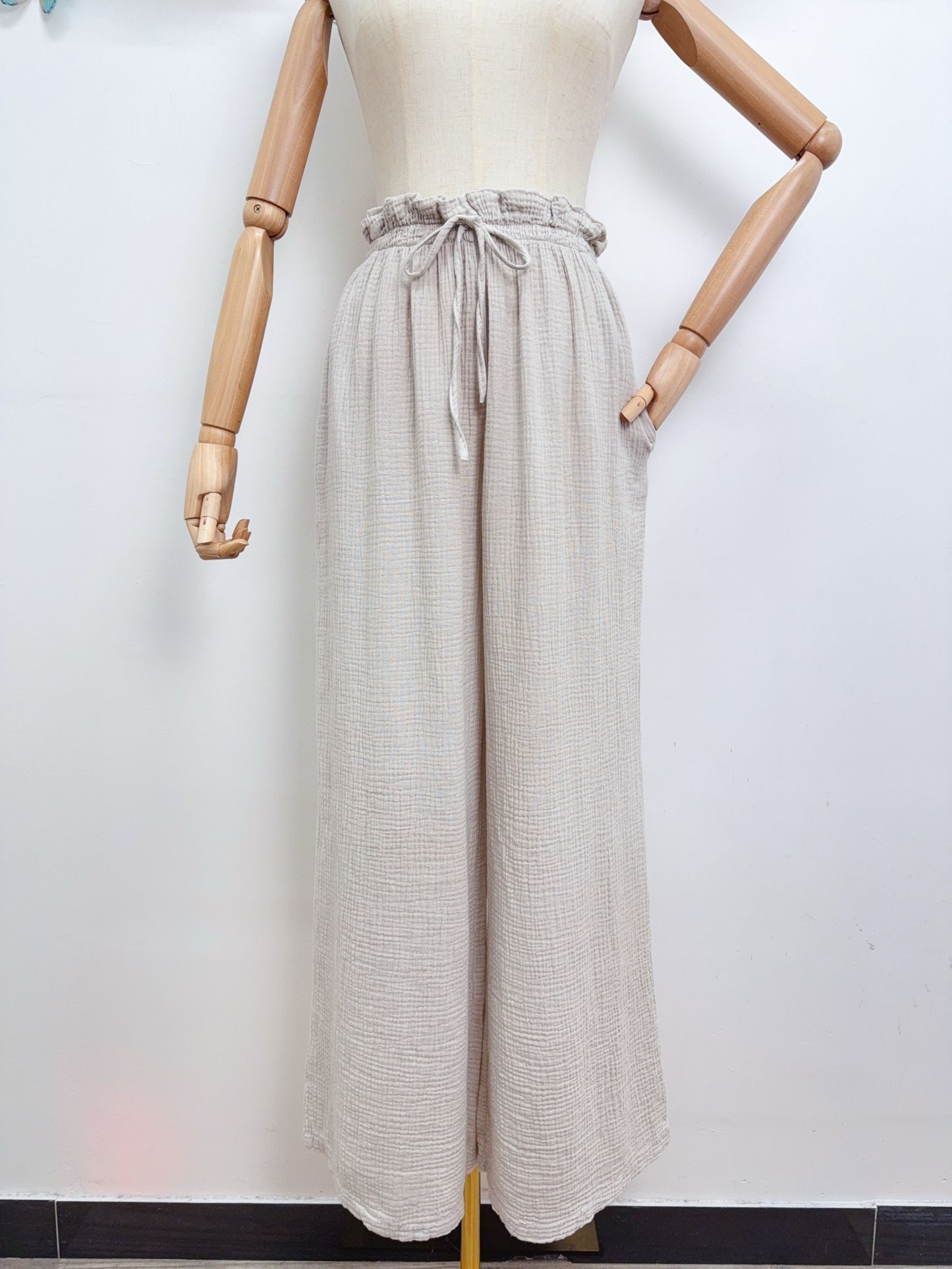 Musselin Hose Uni