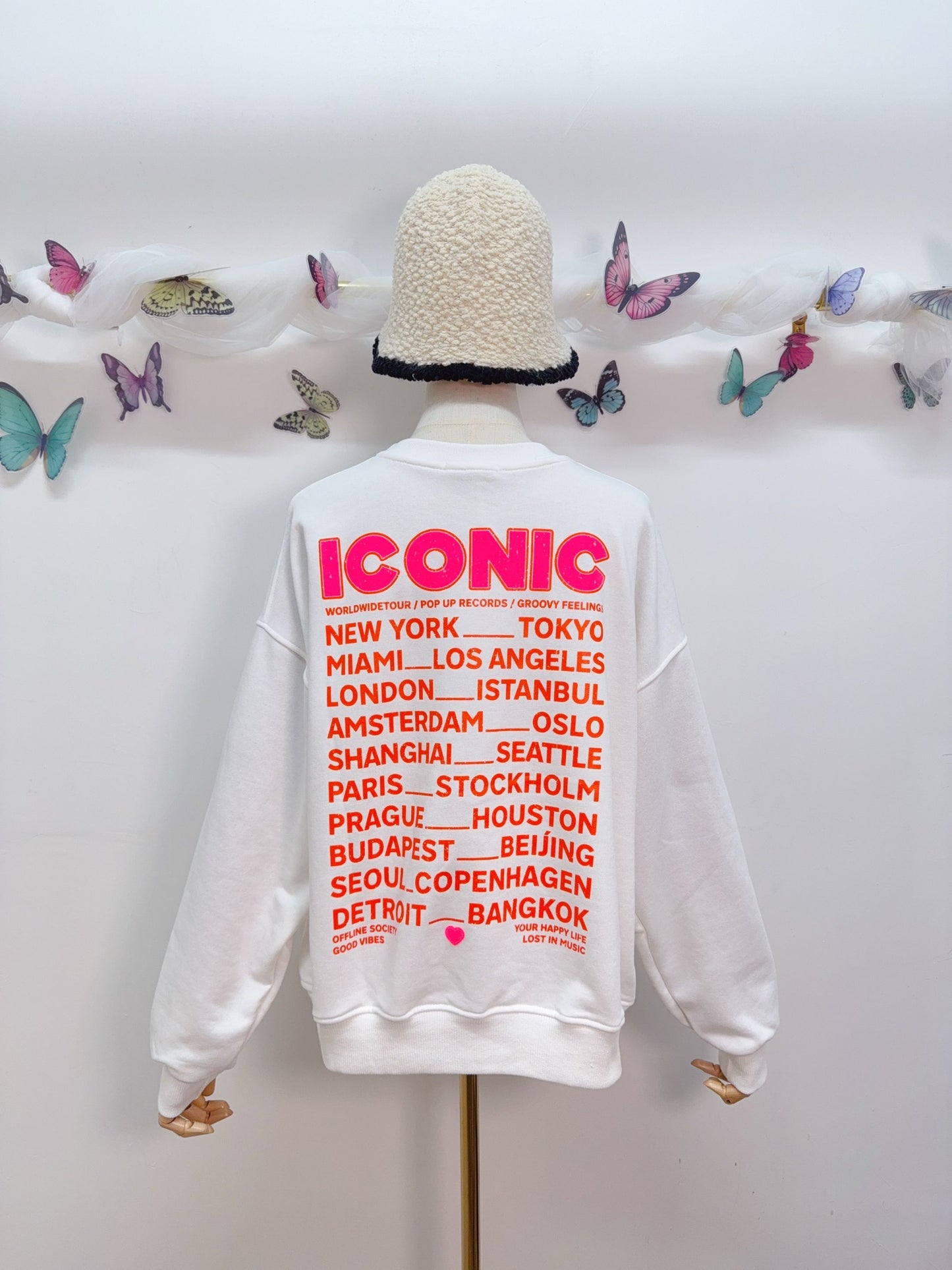 Sweater Iconic Neon Pink