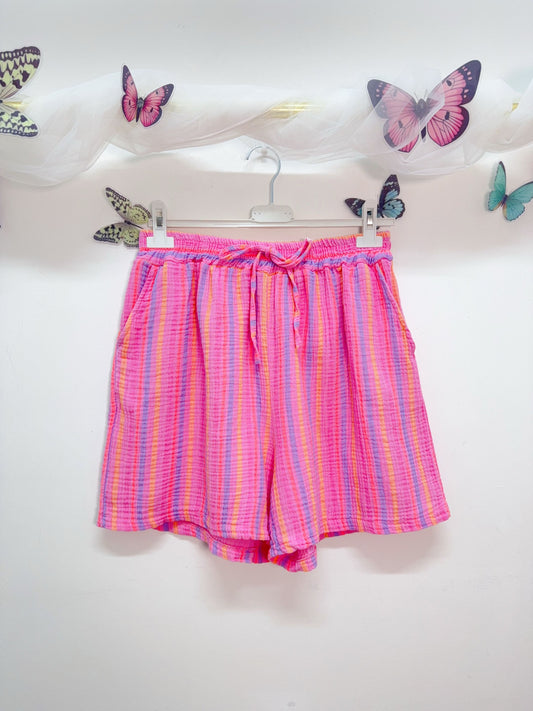Musselin Shorts Streifen