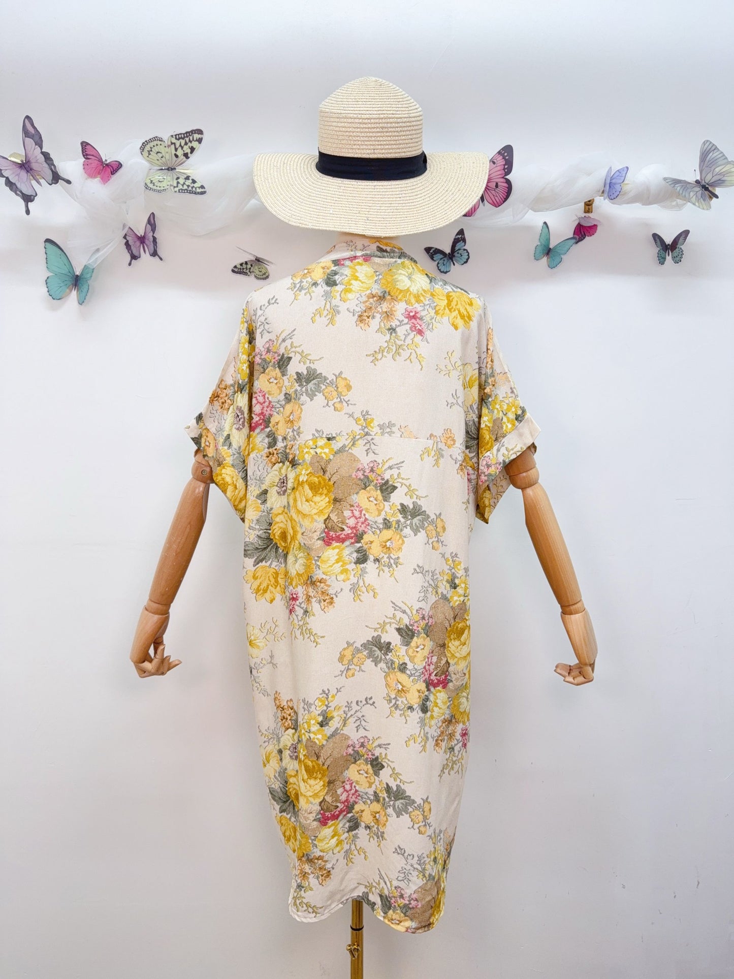 Kleid Blumen Viskose