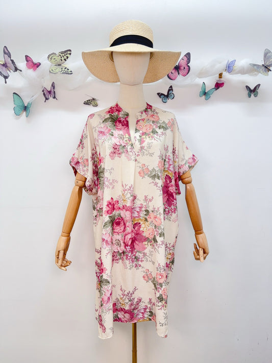 Kleid Blumen Viskose