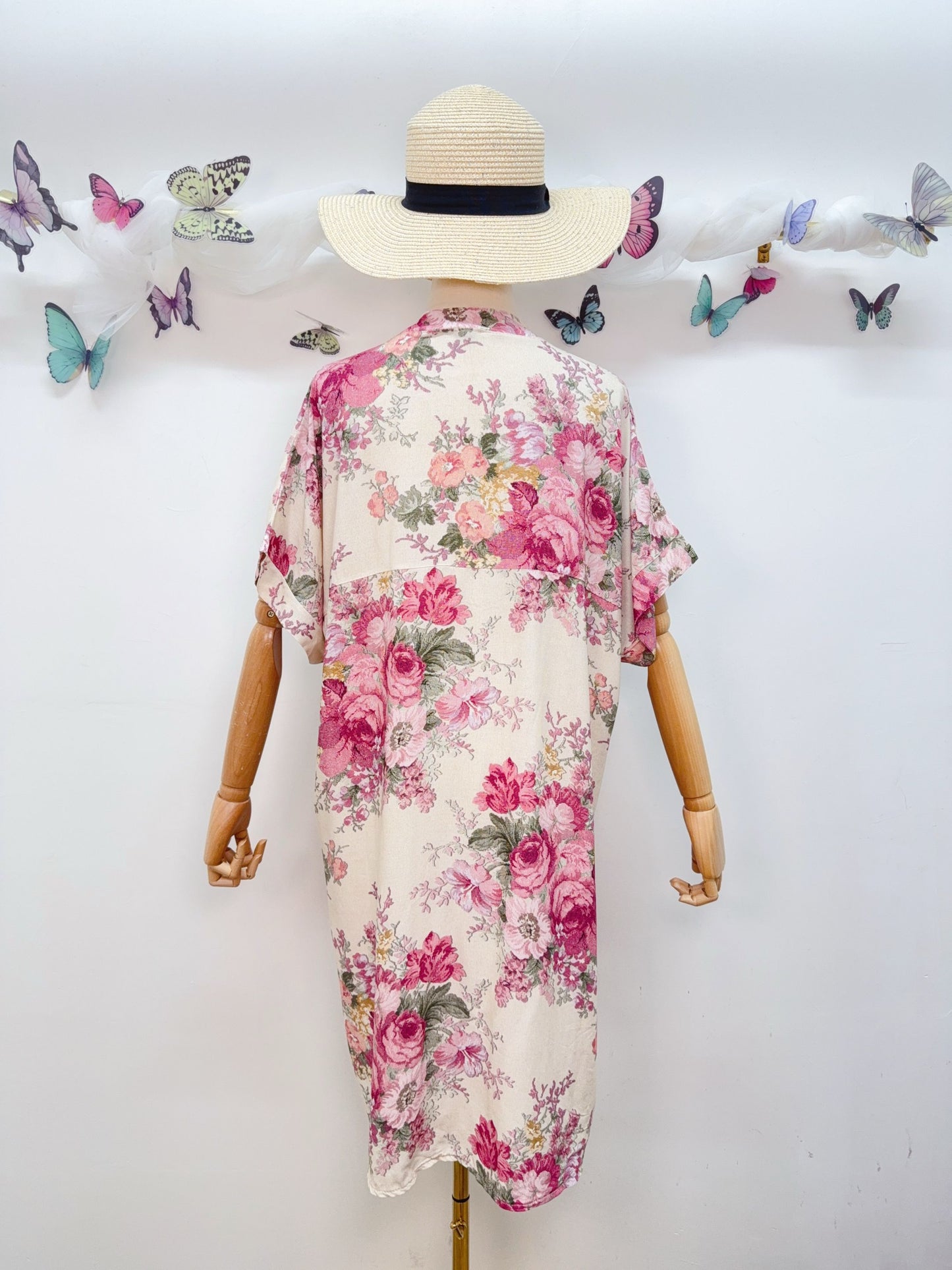 Kleid Blumen Viskose
