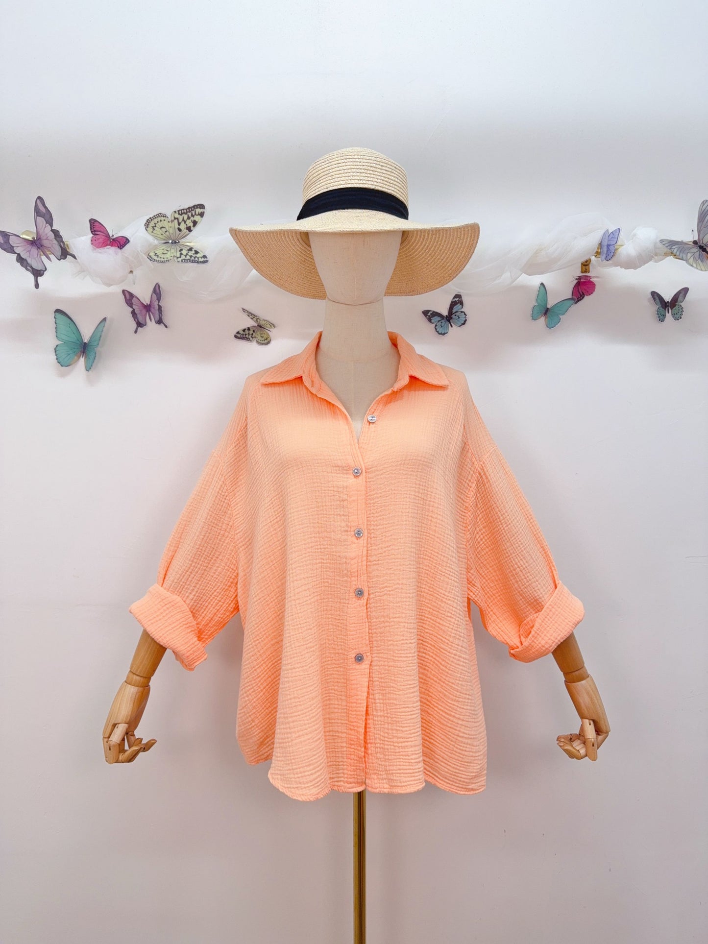 Musselin Bluse Sweet Life