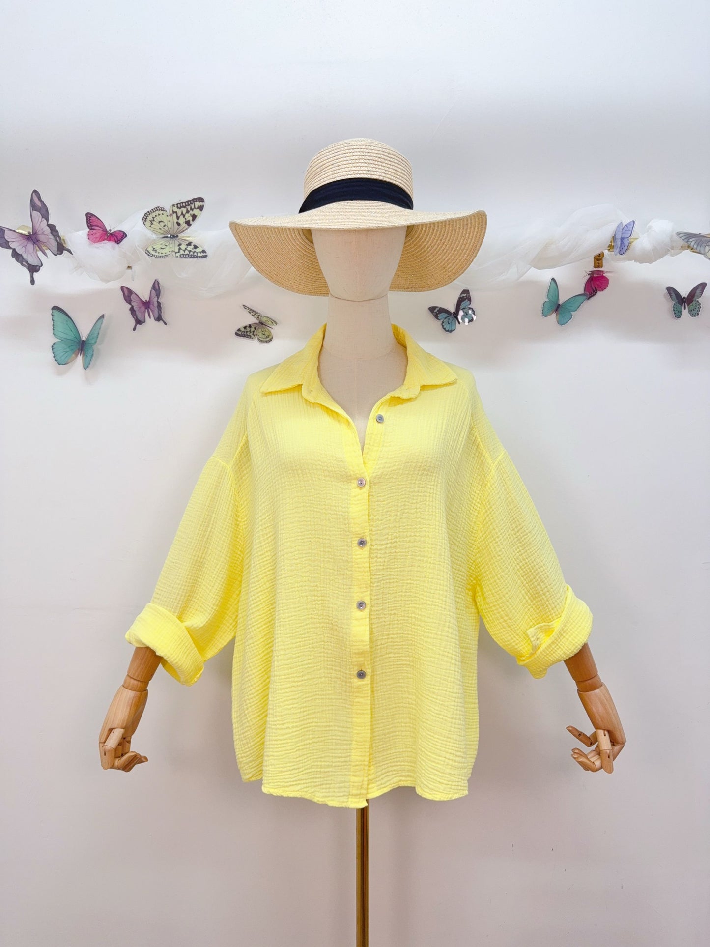 Musselin Bluse Sweet Life