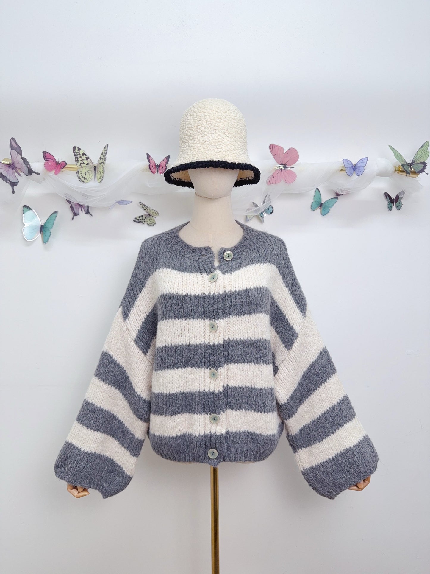 Streifen Cardigan