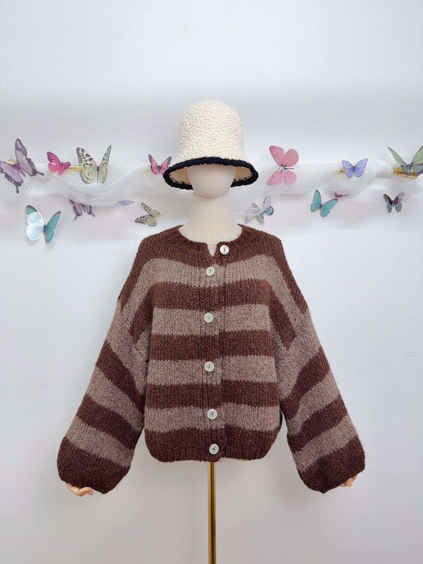 Streifen Cardigan