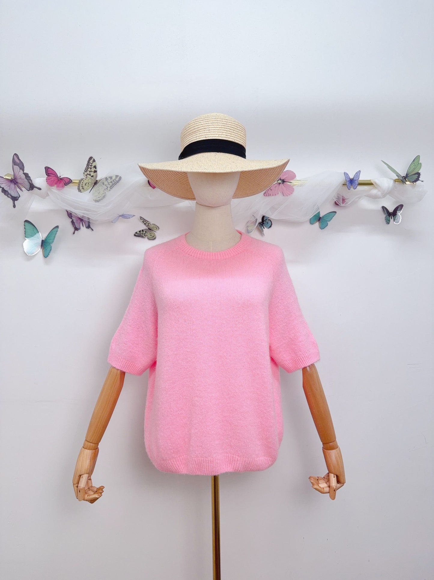 Kurzarm Pullover Baby Alpaka