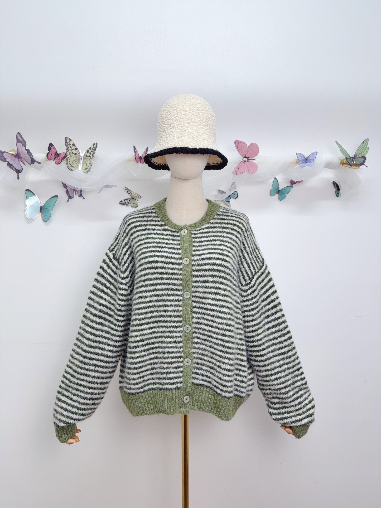 Streifen Cardigan