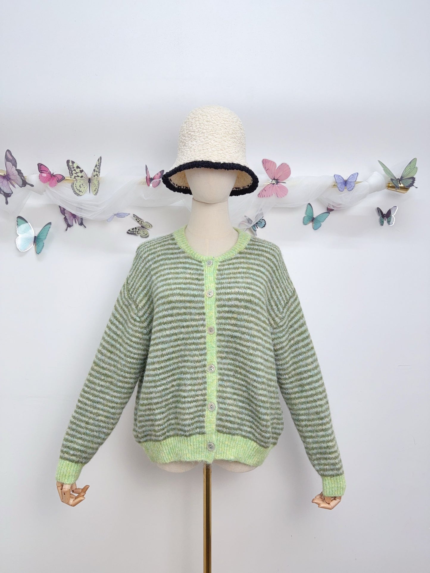 Streifen Cardigan