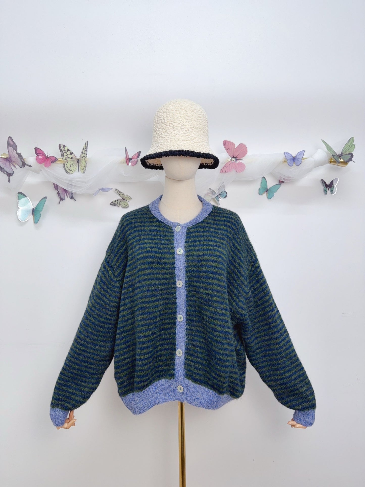 Streifen Cardigan