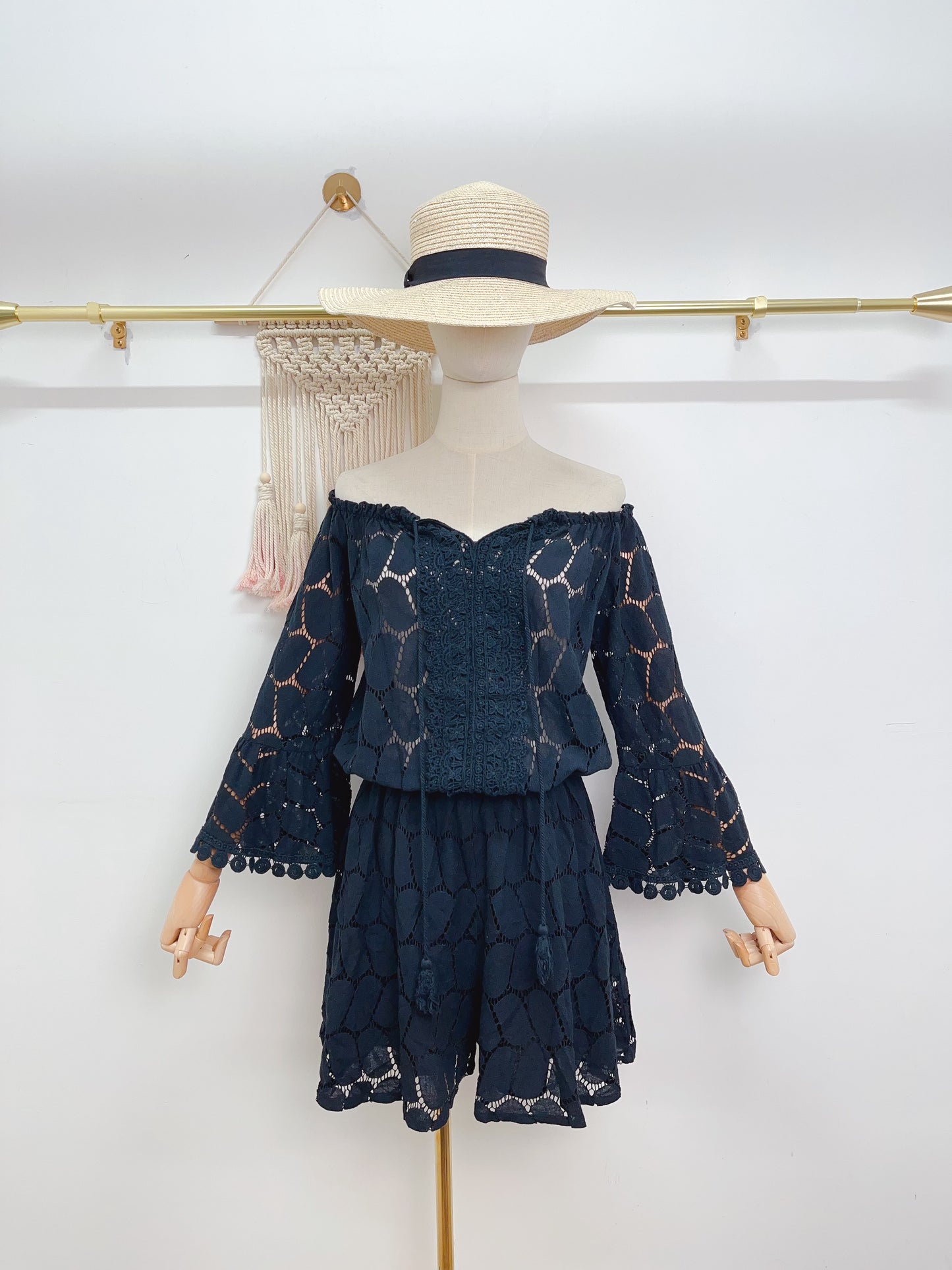 Kurzer Jumpsuit Baumwolle