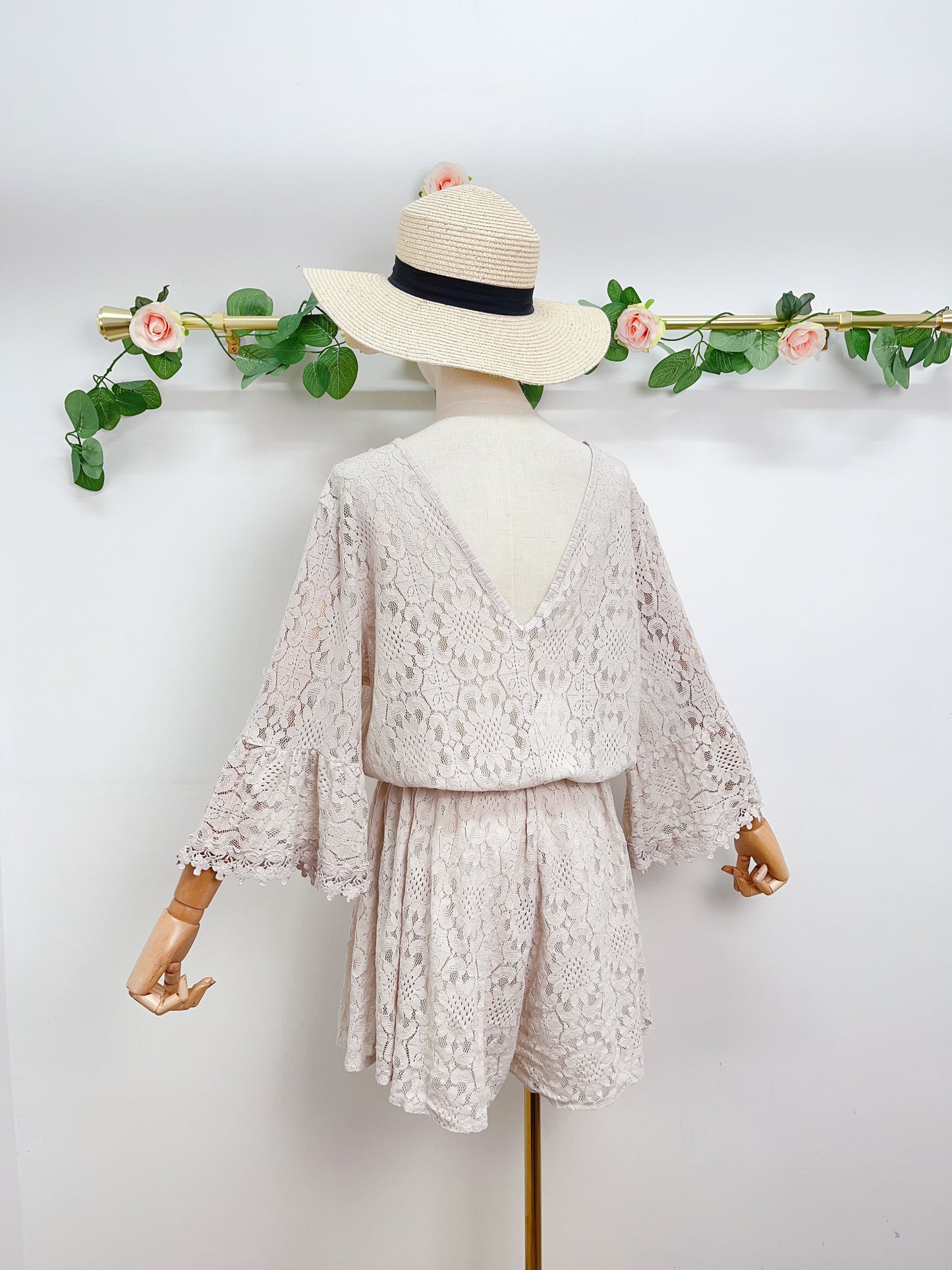 Kurzer Jumpsuit Baumwolle