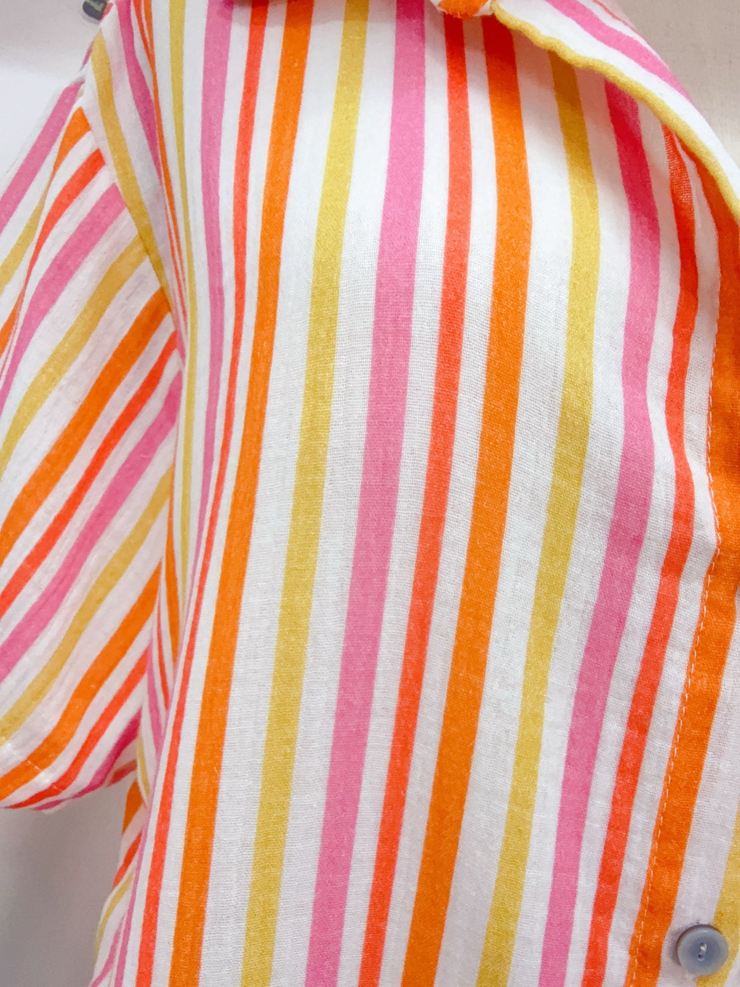 Bluse Kurzarm Streifen