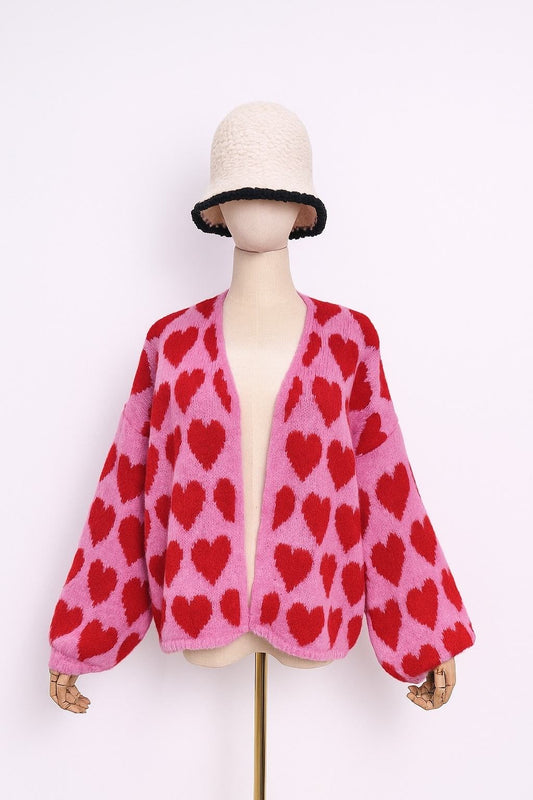 Herz Cardigan