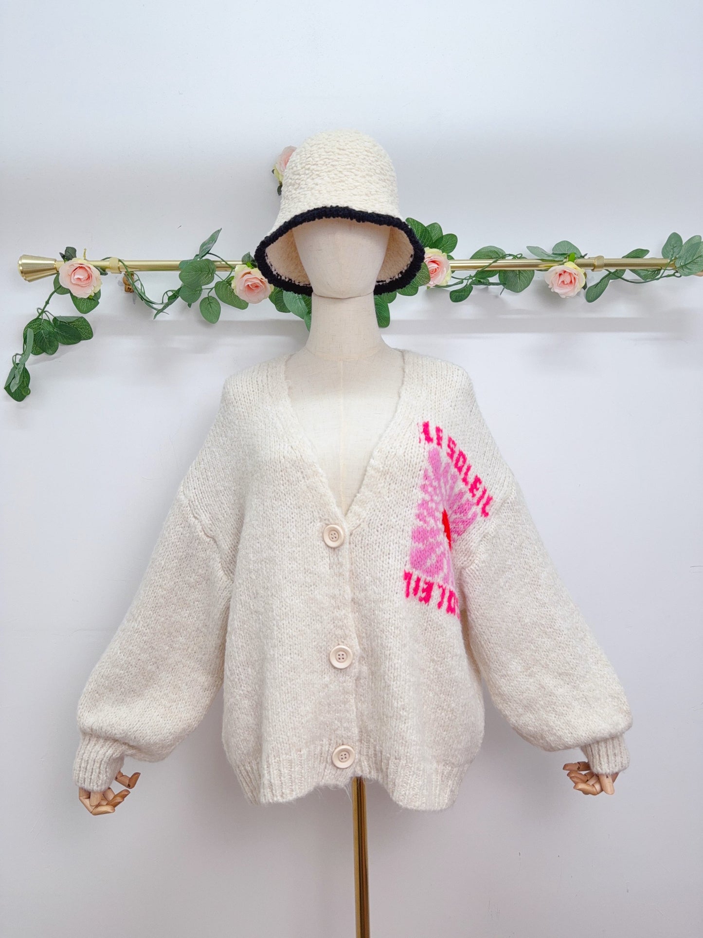 Le Soleil Strick Cardigan