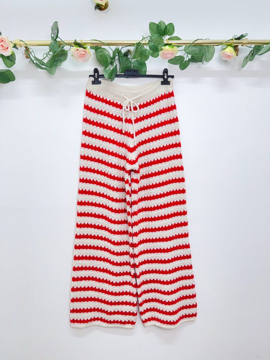 Strick Hose Streifen