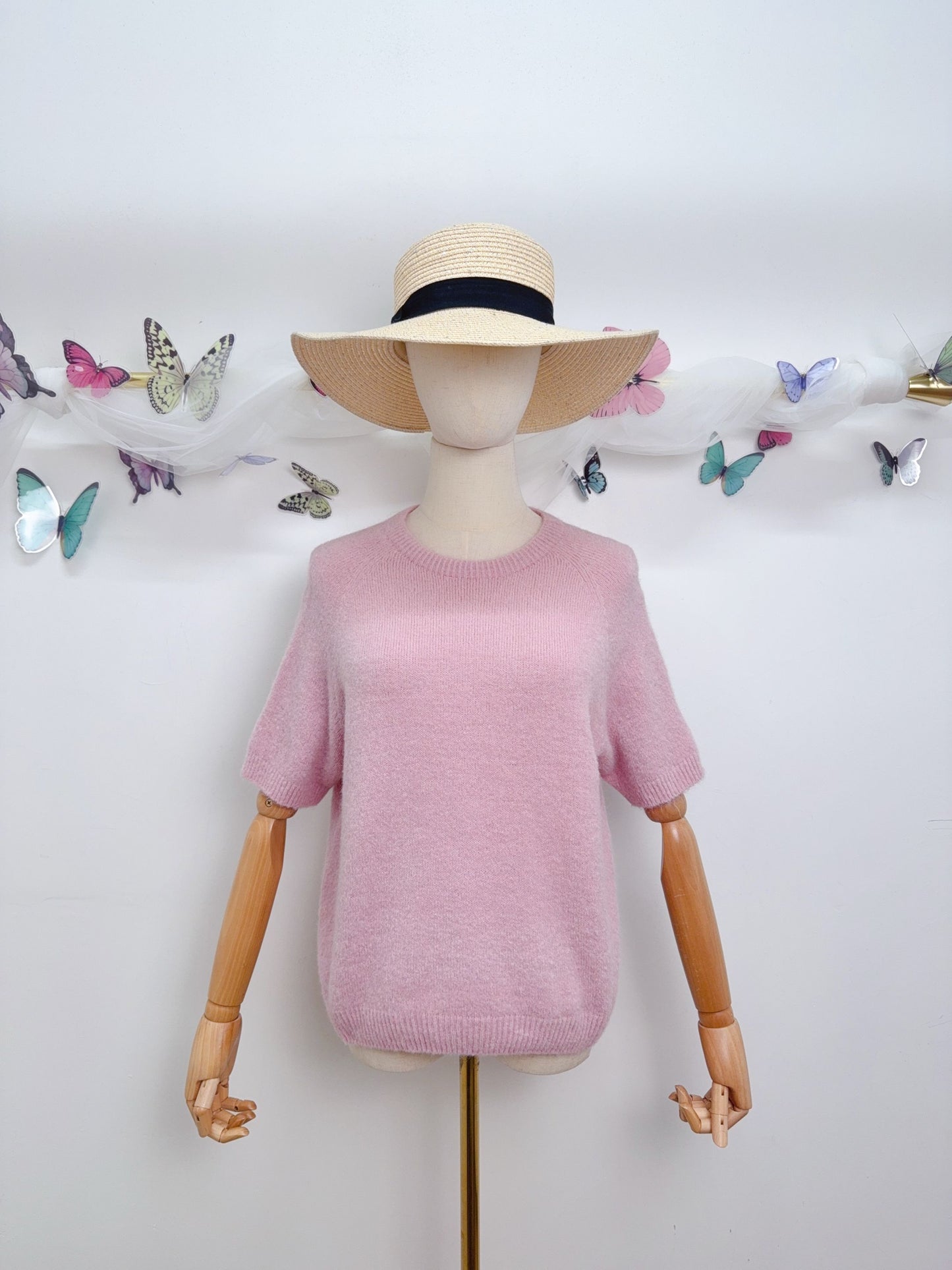 Kurzarm Pullover Baby Alpaka