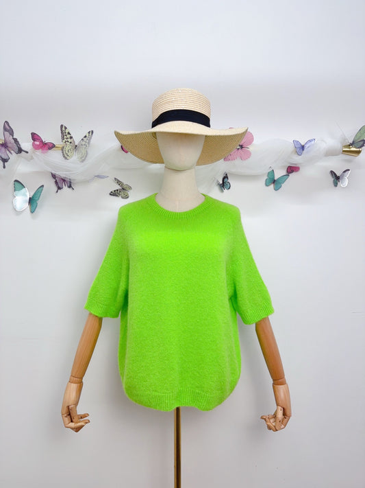 Kurzarm Pullover Baby Alpaka