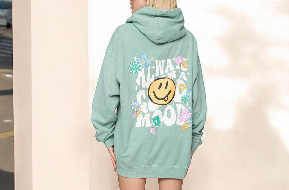 Hoodie Good Mood Smiley