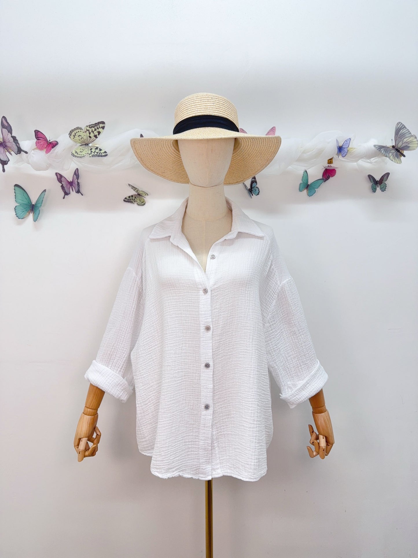 Musselin Bluse Sweet Life