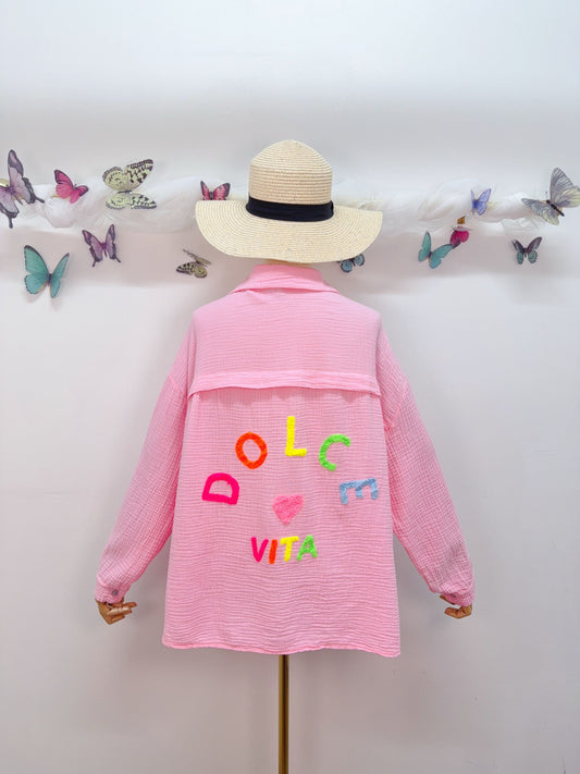 Musselin Bluse Dolce Vita