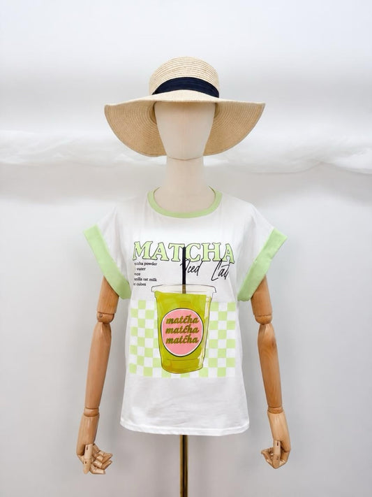T-Shirt Matcha Iced Latte